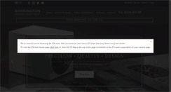 Desktop Screenshot of barringtonwatchwinders.com